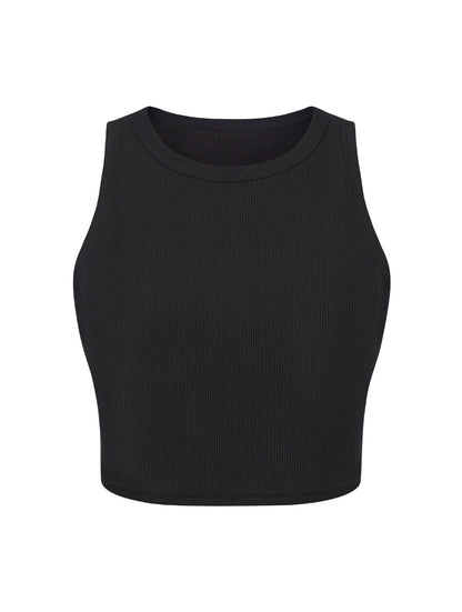 Débardeur sculptant côtelé