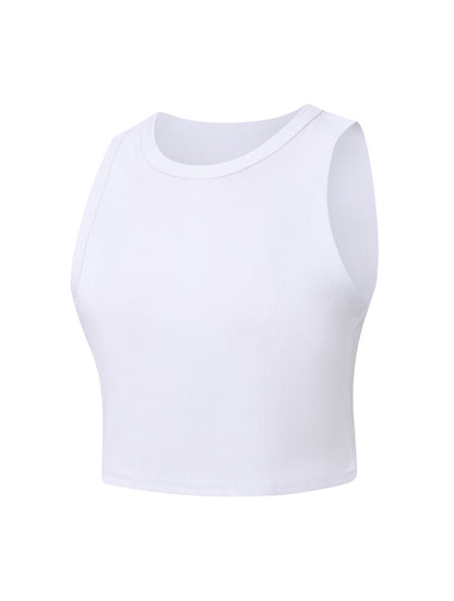 Débardeur sculptant côtelé